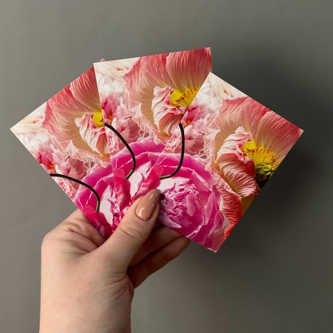 Букетная открытка №10