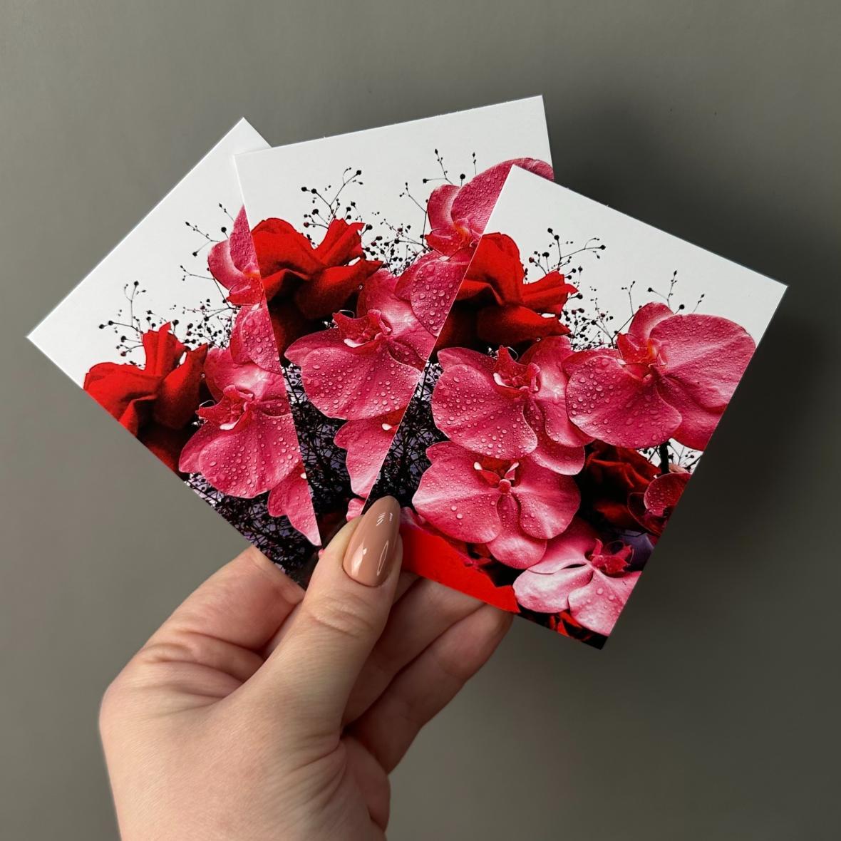 Букетная открытка №12